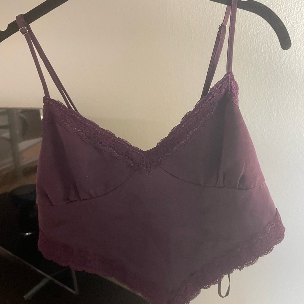 Forever 21 Purple Top with Adjustable Straps